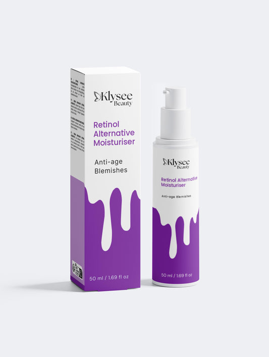 Klysee Retinol Alternative Moisturizer packaging on a white background