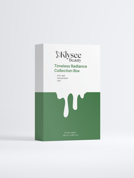 Klysee Beauty Timeless Radiance Collection Box on a white background