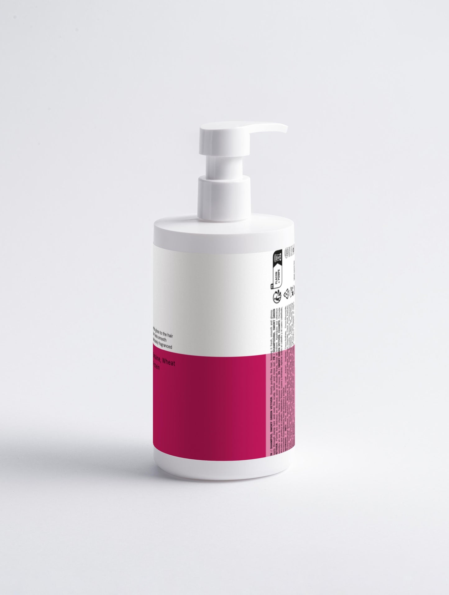 A close-up of the rich, silky shampoo lather, illustrating its smoothing and gloss-enhancing consistency.