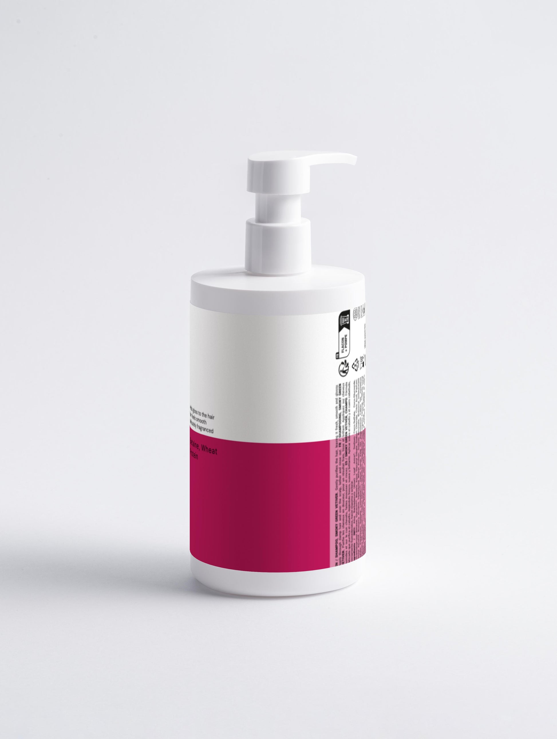 A close-up of the rich, silky shampoo lather, illustrating its smoothing and gloss-enhancing consistency.